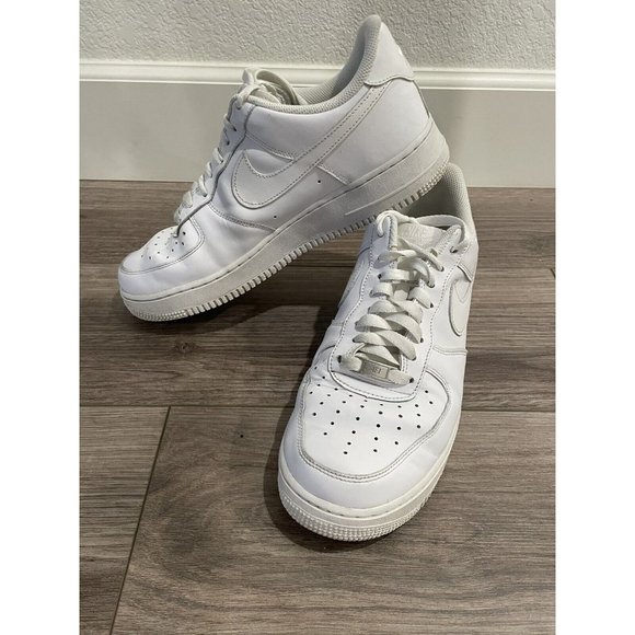 NIKE Air Force 1 One Low Shoes  White - Mens Size 10 main image 8